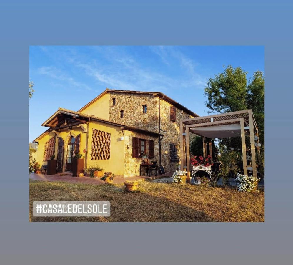 Bed And Breakfast Casale Del Sole Castellina Marittima Buitenkant foto