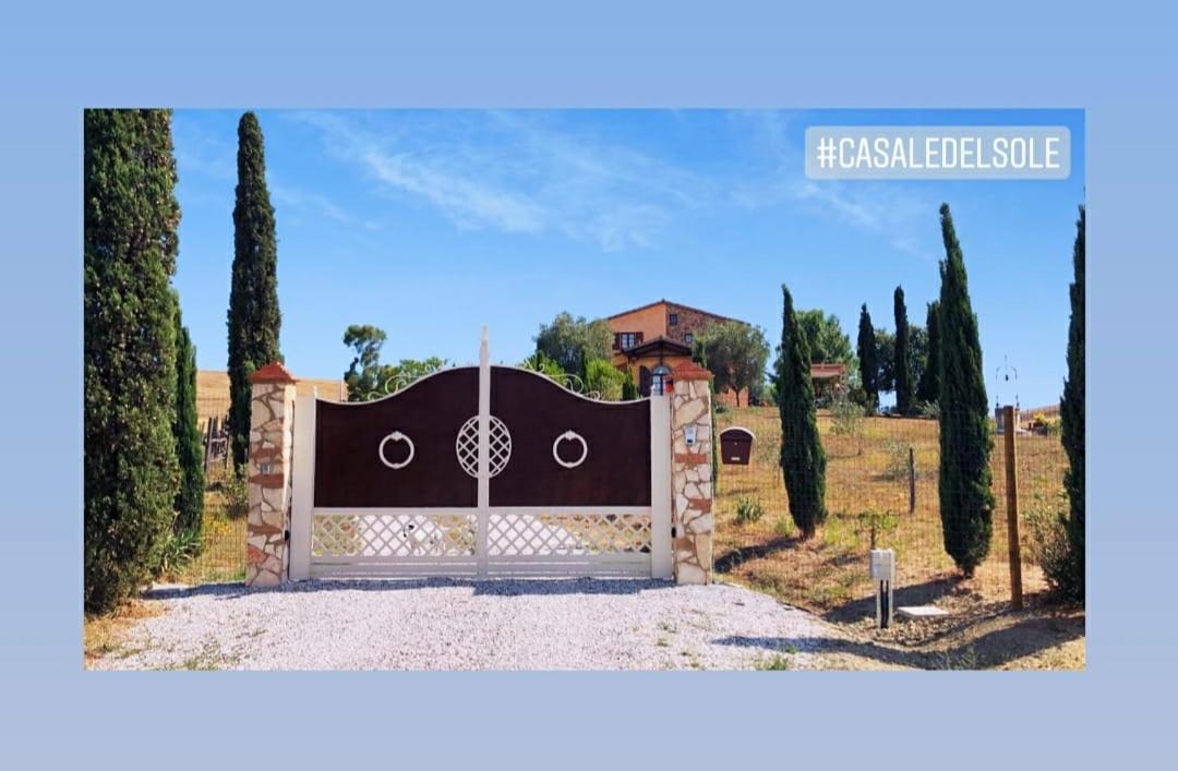 Bed And Breakfast Casale Del Sole Castellina Marittima Buitenkant foto